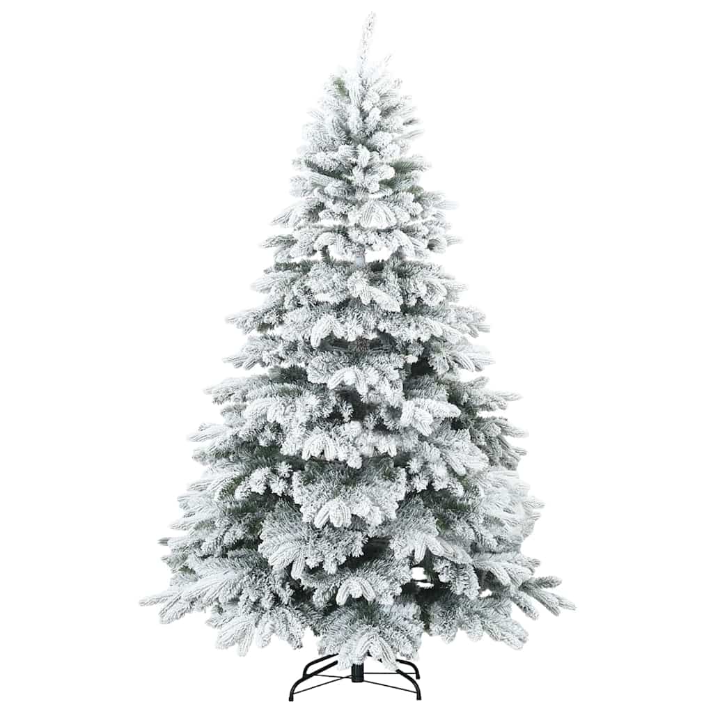 Kunstkerstboom met 300 LED met standaard Groen 240 cm PE en PVC