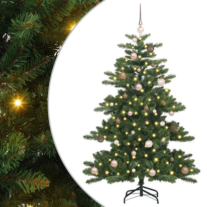 Kunstmatige Inklapbare Kerstboom Groen 150 cm PVC en staal