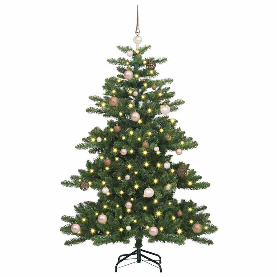 Kunstmatige Inklapbare Kerstboom Groen 150 cm PVC en staal