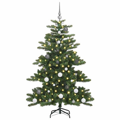 Kunstmatige Inklapbare Kerstboom met 150 LED's Groen 150 cm PVC