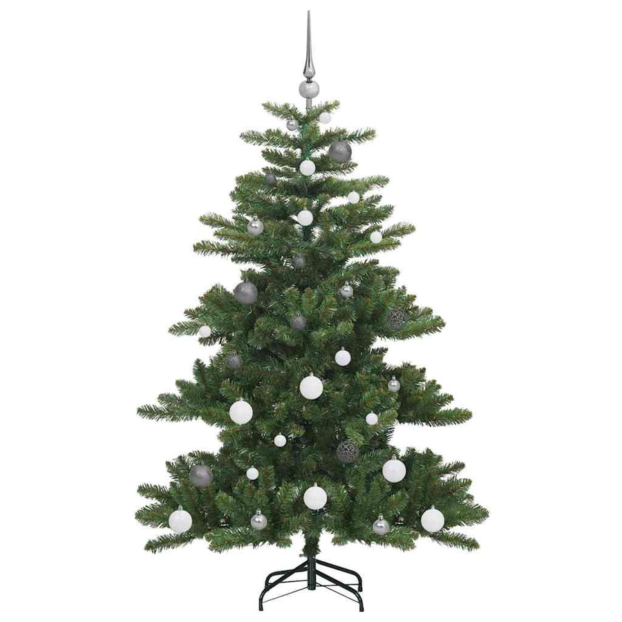 Kunstmatige Inklapbare Kerstboom met 150 LED's Groen 150 cm PVC