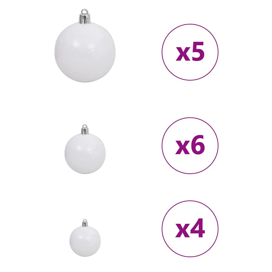 Kunstmatige Inklapbare Kerstboom met 150 LED's Groen 150 cm PVC