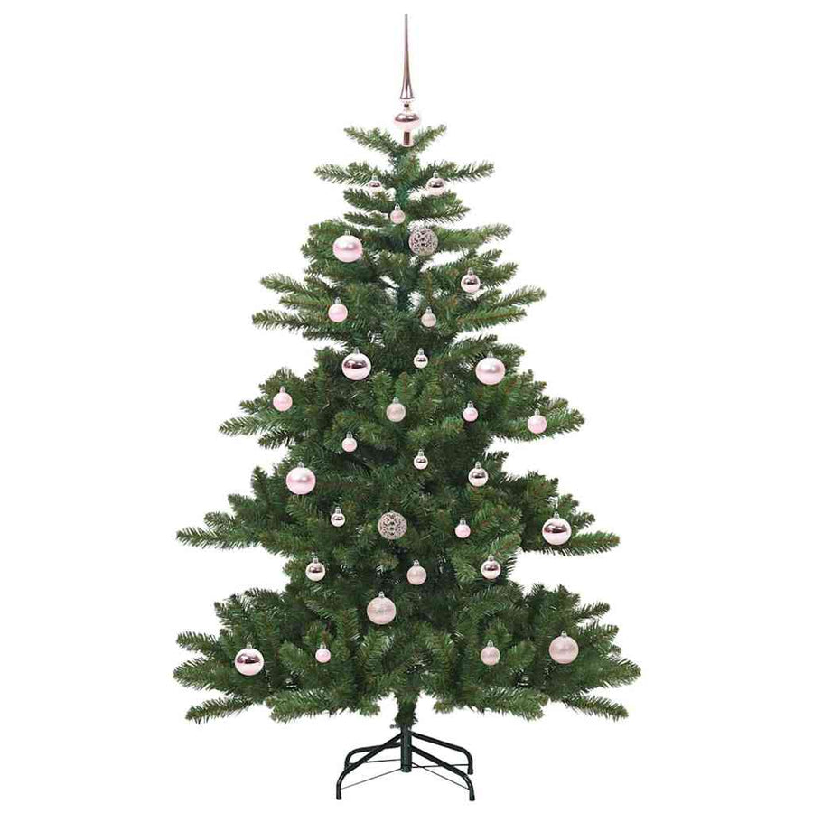 Kunstmatige Inklapbare Kerstboom met 150 LED's Groen 150 cm PVC