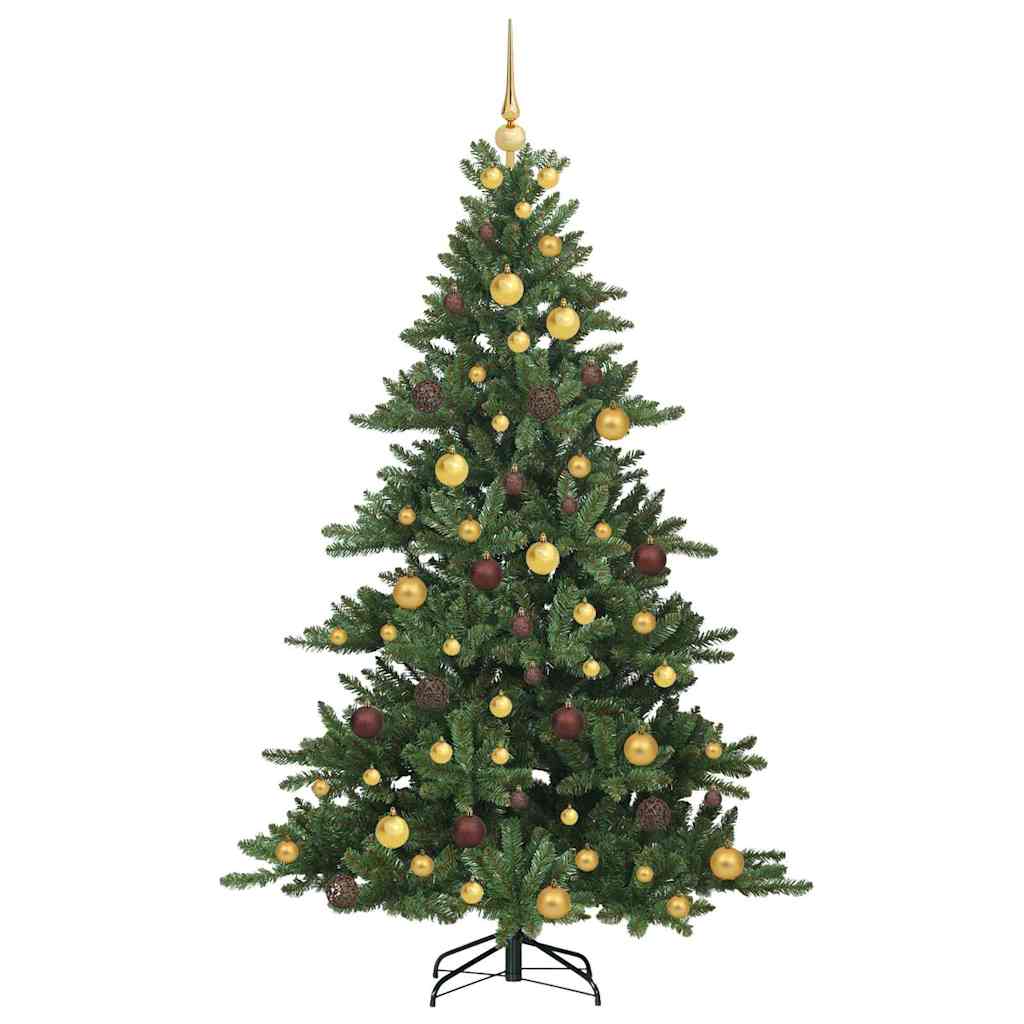 Kunstmatige Inklapbare Kerstboom Groen 180 cm PVC en staal