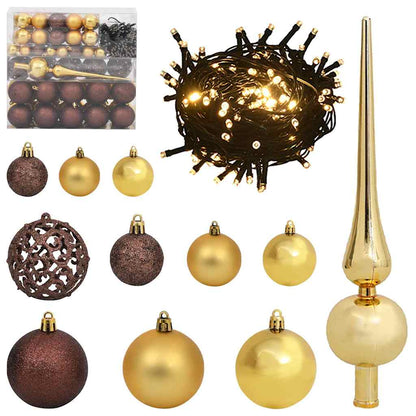 Kunstmatige Inklapbare Kerstboom Groen 180 cm PVC en staal