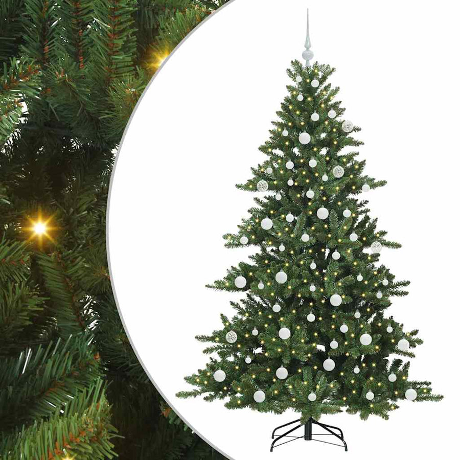 Kunstmatige Inklapbare Kerstboom with LEDs 180cm PVC