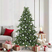Kerstboom 180 cm groen inklapbaar PVC staal