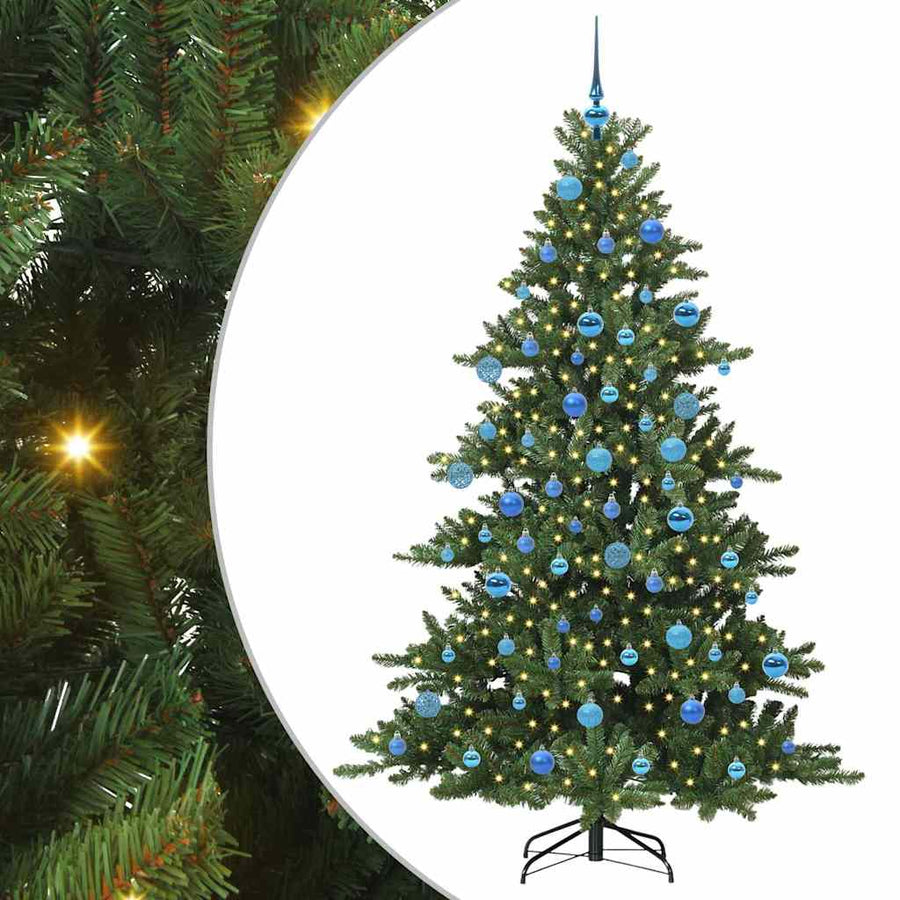 Kunstmatige Inklapbare Kerstboom with LEDs 180cm PVC