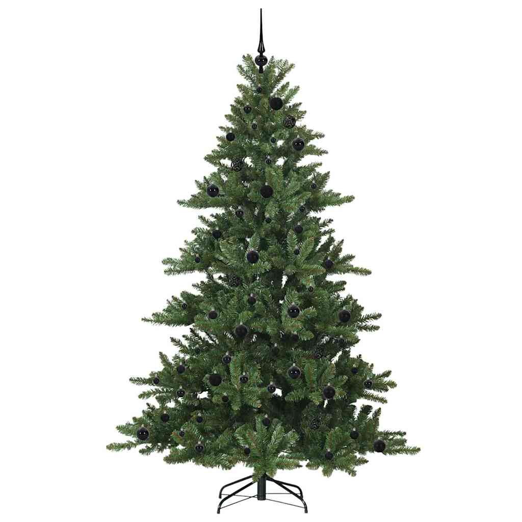 Kunstmatige Inklapbare Kerstboom met 300 LED's Groen 210 cm PVC