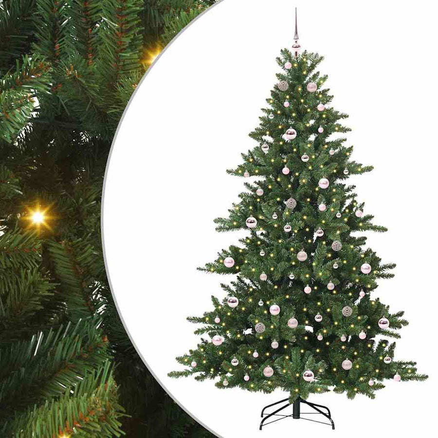 Kunstmatige Inklapbare Kerstboom with LEDs 210cm PVC