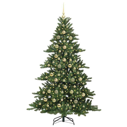 Kunstmatige Inklapbare Kerstboom Groen 210 cm PVC en staal