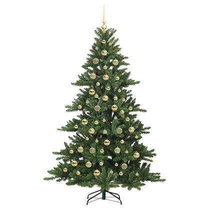 Kunstmatige Inklapbare Kerstboom Groen 210 cm PVC en staal