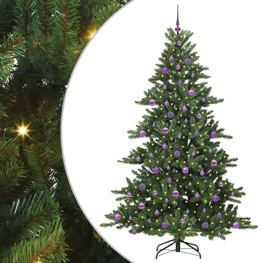 Kunstmatige Inklapbare Kerstboom with LEDs 210cm PVC