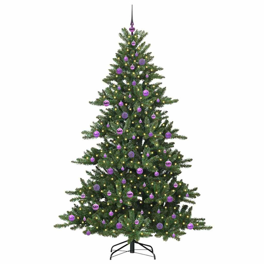 Kunstmatige Inklapbare Kerstboom with LEDs 210cm PVC
