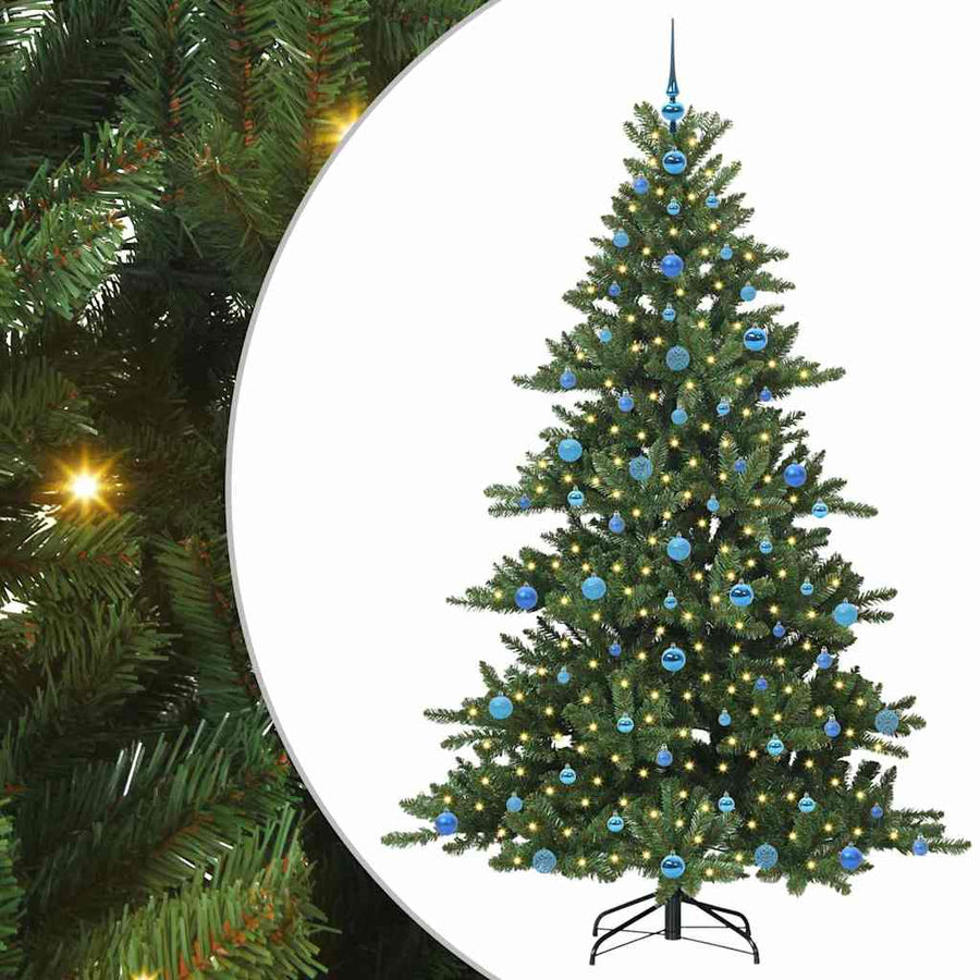 Kunstmatige Inklapbare Kerstboom with LEDs 210cm PVC