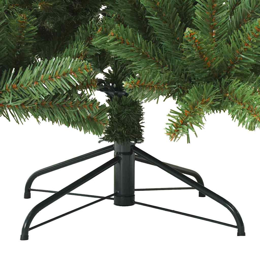Kunstmatige Inklapbare Kerstboom Met 300 Led Groen 240 Cm Pvc