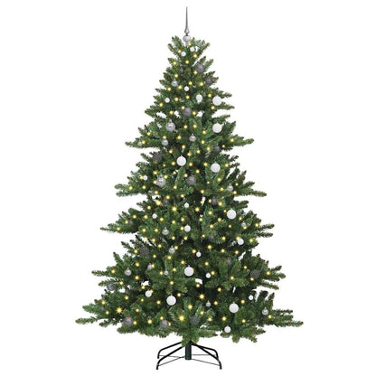 Kunstmatige Inklapbare Kerstboom Met 300 Led Pvc 240 cm