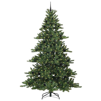 Kunstmatige Inklapbare Kerstboom Met 300 Led Groen 240 Cm Pvc