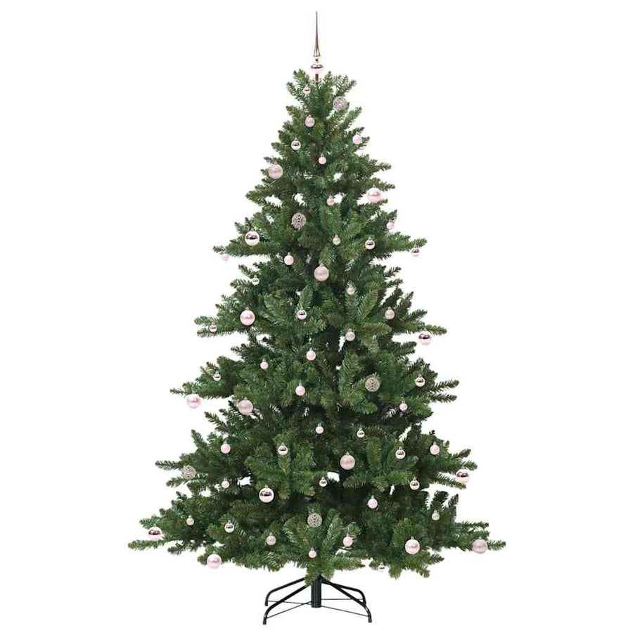 Kunstmatige Inklapbare Kerstboom Met 300 Led Groen 240 Cm Pvc