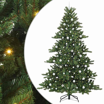 Kunstmatige Inklapbare Kerstboom Met 300 Led Groen 240 Cm Pvc