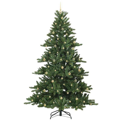Kunstmatige Inklapbare Kerstboom Groen 240 cm PVC en staal