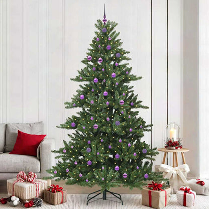 Kunstmatige Inklapbare Kerstboom Met 300 Led Groen 240 Cm Pvc