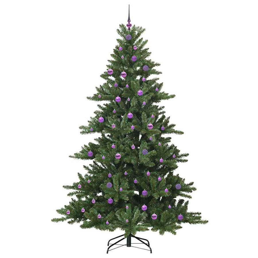 Kunstmatige Inklapbare Kerstboom Met 300 Led Groen 240 Cm Pvc