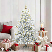 Kerstboom kunst 150 cm wit inklapbaar