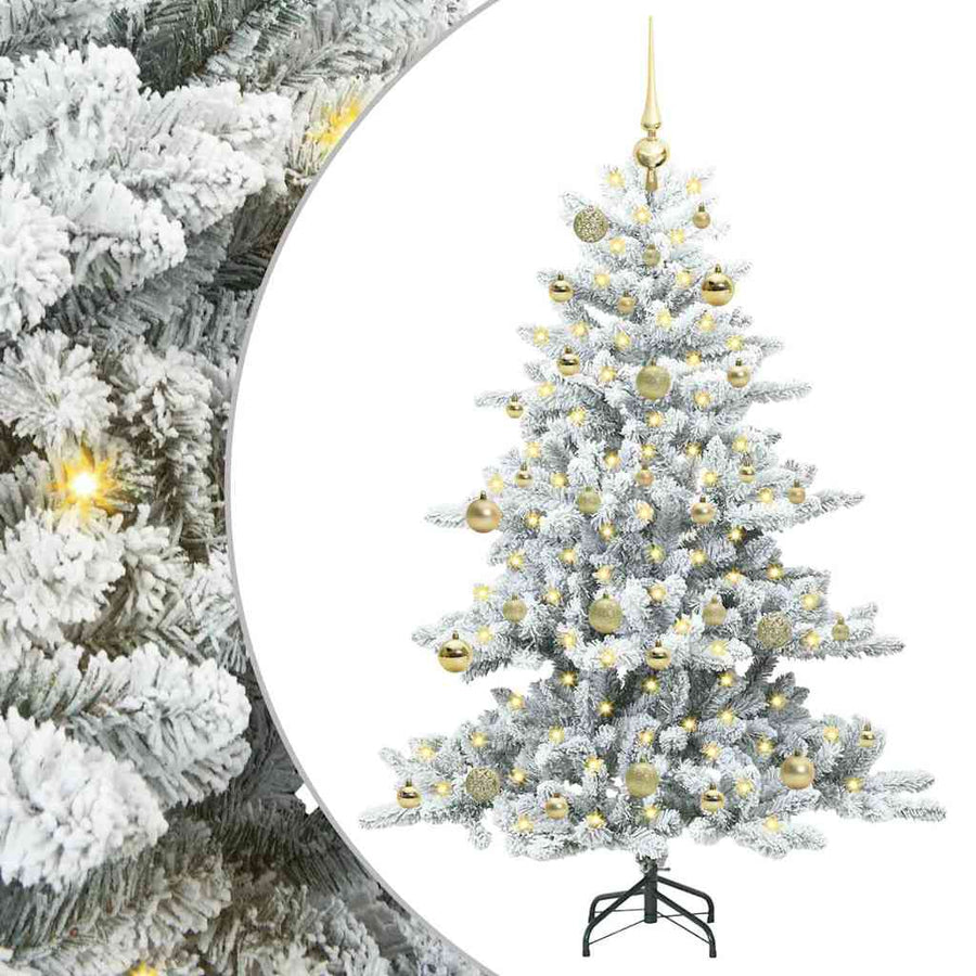 Kunstmatige Inklapbare Kerstboom with LEDs 150cm PVC