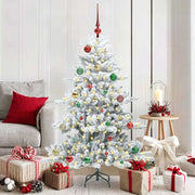 Kerstboom kunst 150 cm wit inklapbaar