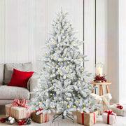 Kerstboom 180 cm wit PVC staal