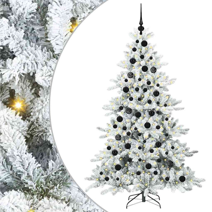 Kunstmatige Inklapbare Kerstboom with LEDs 180cm PVC