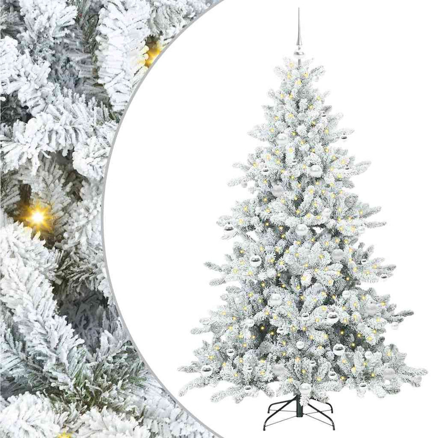 Kunstmatige Inklapbare Kerstboom with LEDs 180cm PVC
