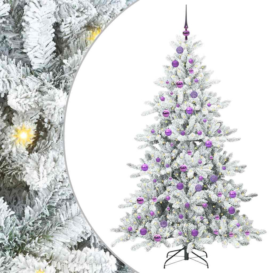 Kunstmatige Inklapbare Kerstboom with LEDs 180cm PVC