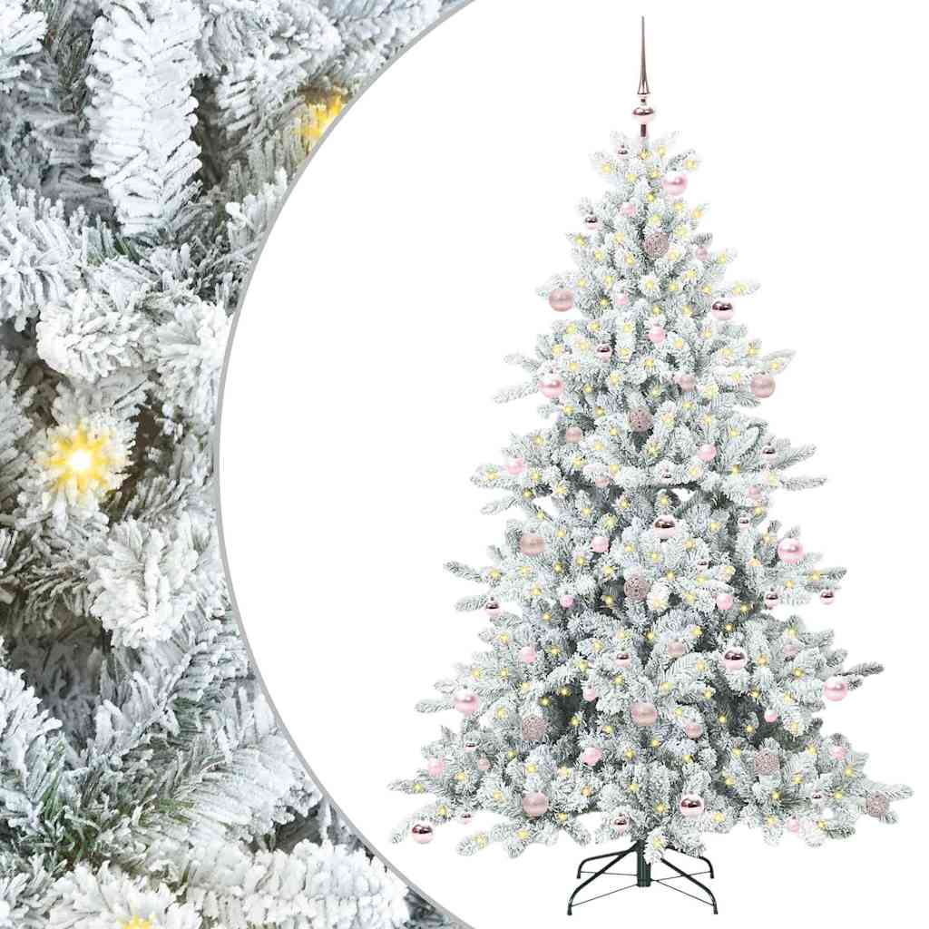 Kunstmatige Inklapbare Kerstboom with LEDs 210cm PVC