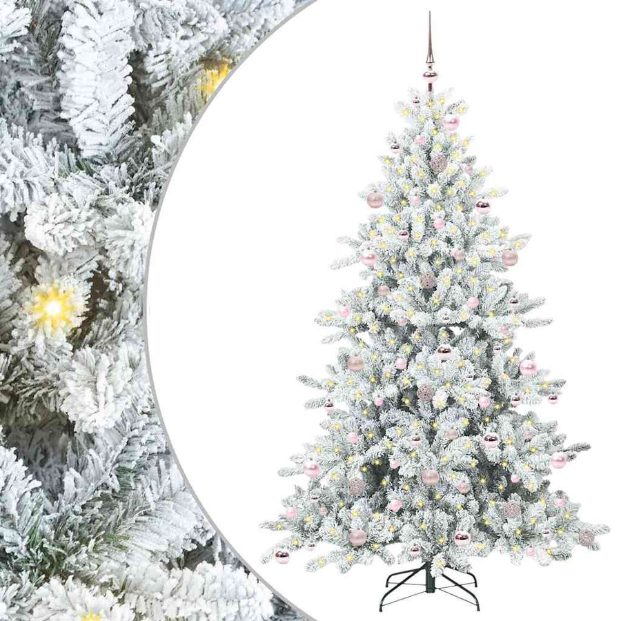 Kunstmatige Inklapbare Kerstboom with LEDs 210cm PVC