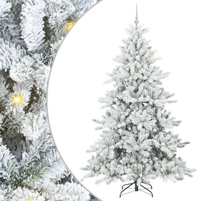 Kunstmatige Inklapbare Kerstboom met 300 LED 210 cm PVC