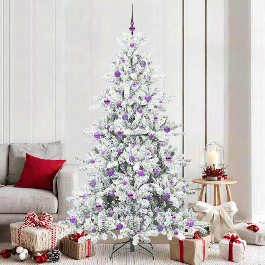 Kunstmatige Inklapbare Kerstboom with LEDs 210cm PVC