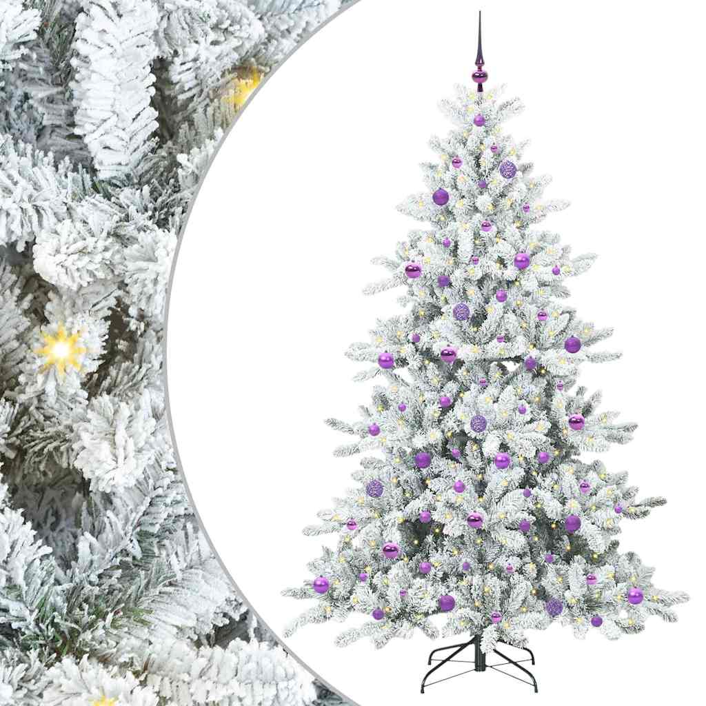 Kunstmatige Inklapbare Kerstboom with LEDs 210cm PVC