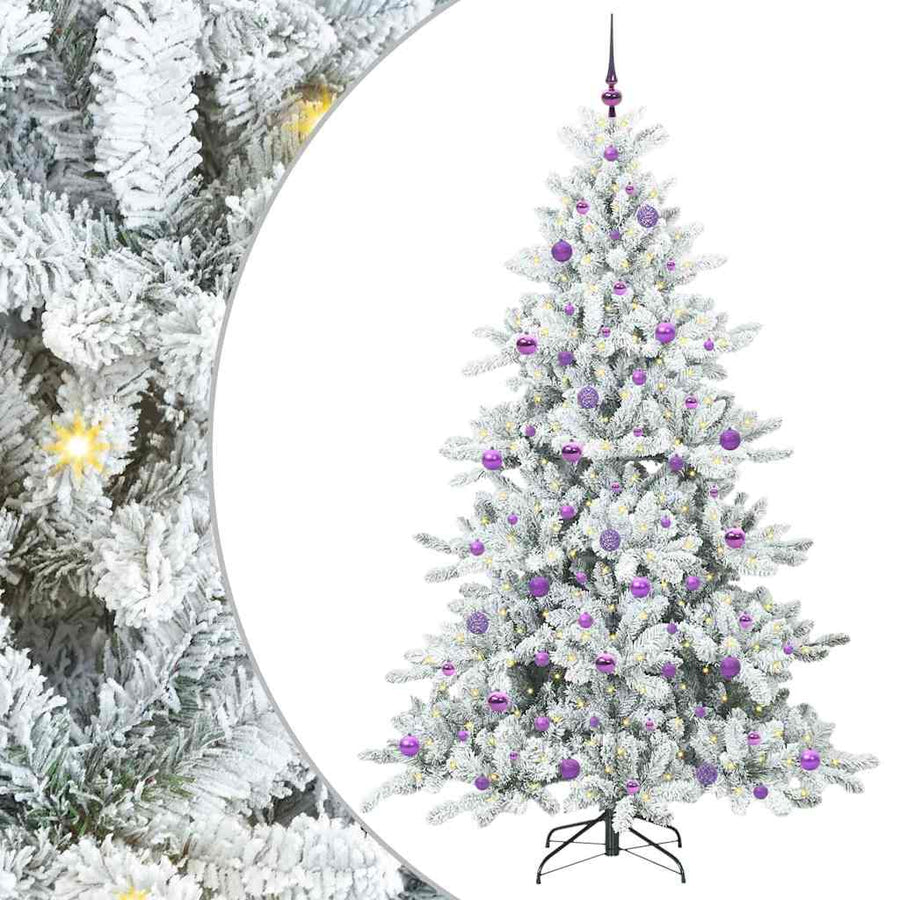 Kunstmatige Inklapbare Kerstboom with LEDs 210cm PVC