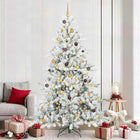 Kunstkerstboom 240 cm wit PVC staal