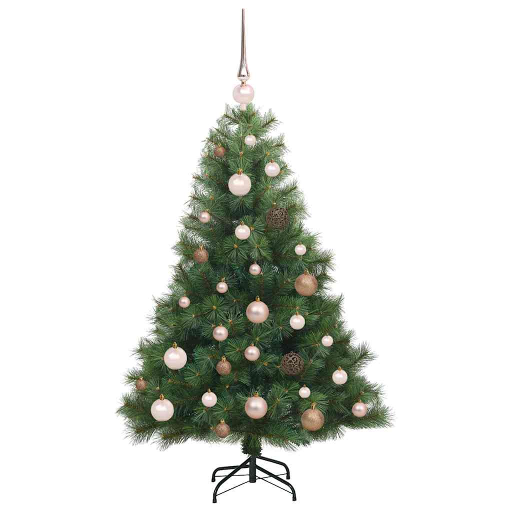 Kunstkerstboom met 150 LED met standaard Groen 120 cm PE en PVC
