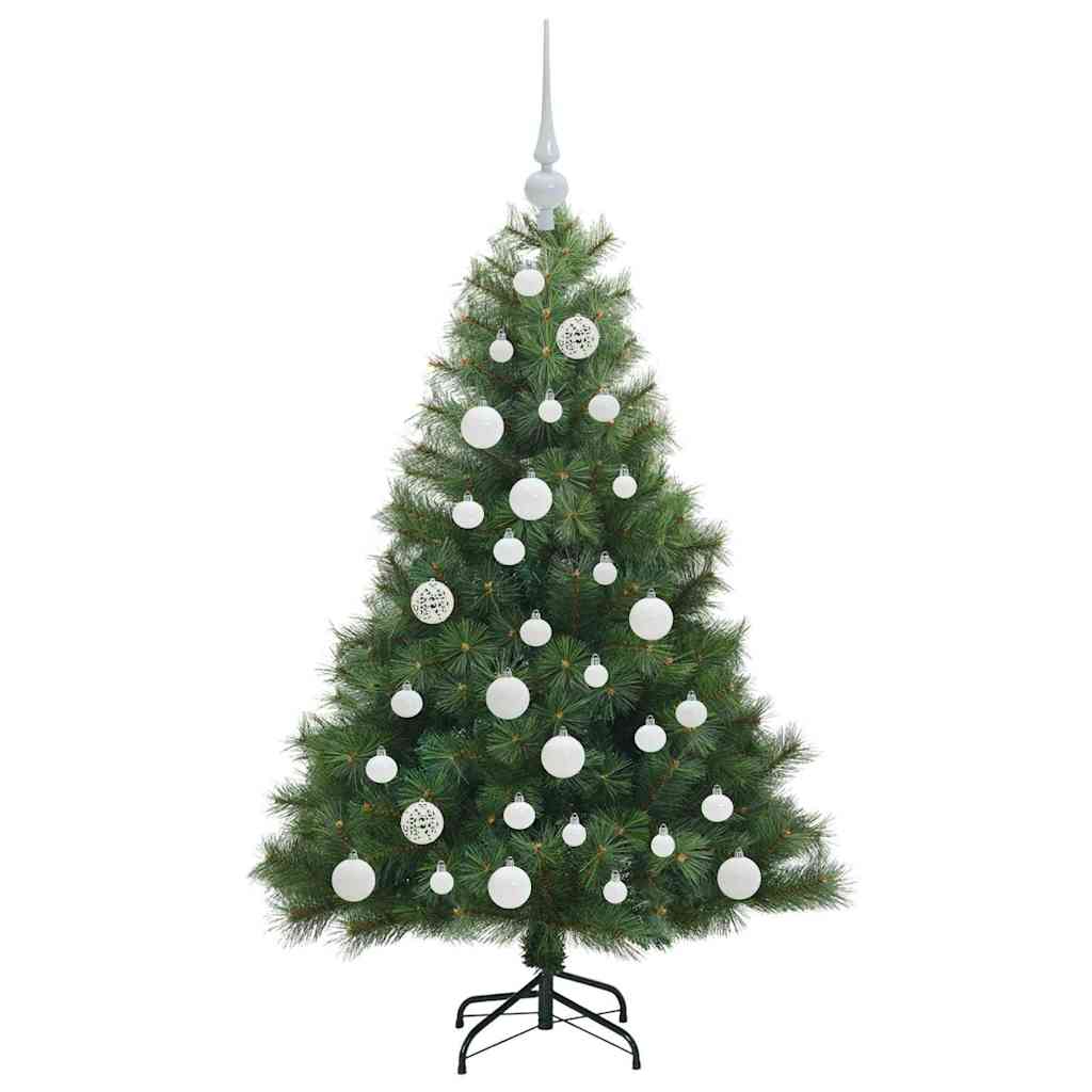 Kunstkerstboom met 150 LED met standaard Groen 120 cm PE en PVC