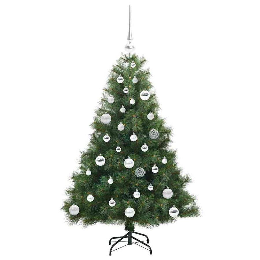 Kunstkerstboom met 150 LED met standaard Groen 120 cm PE en PVC