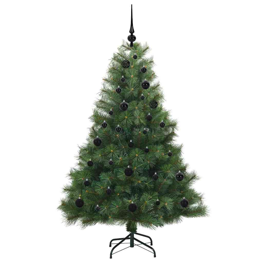 Kunstkerstboom met 150 LED met standaard Groen 150 cm PE en PVC