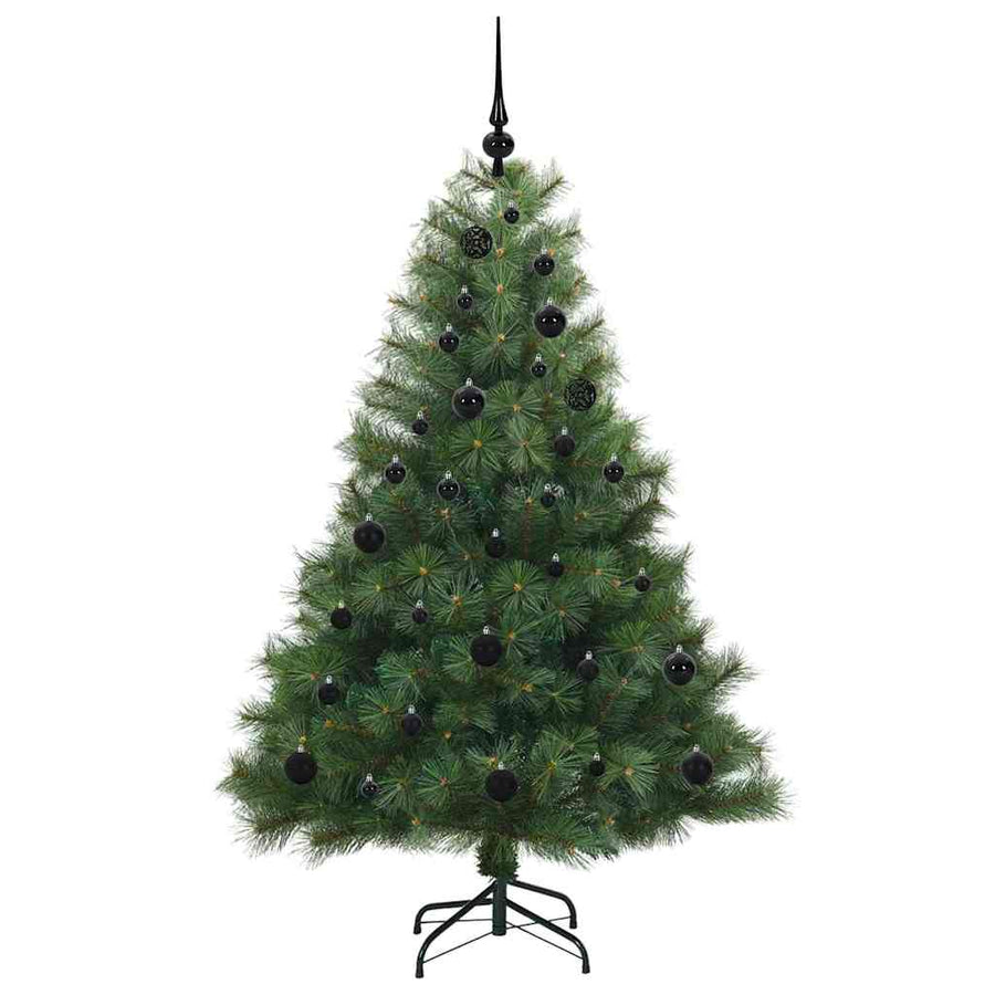 Kunstkerstboom met 150 LED met standaard Groen 150 cm PE en PVC