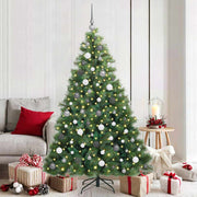 Kunstkerstboom 180 cm groen met 300 LED en ballen