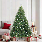 Kunstkerstboom 180 cm groen met 300 LED en standaard