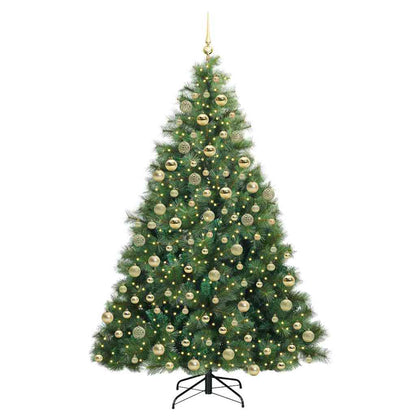 Kunstkerstboom Met 300 Led Met Standaard Pe En Pvc 180 cm