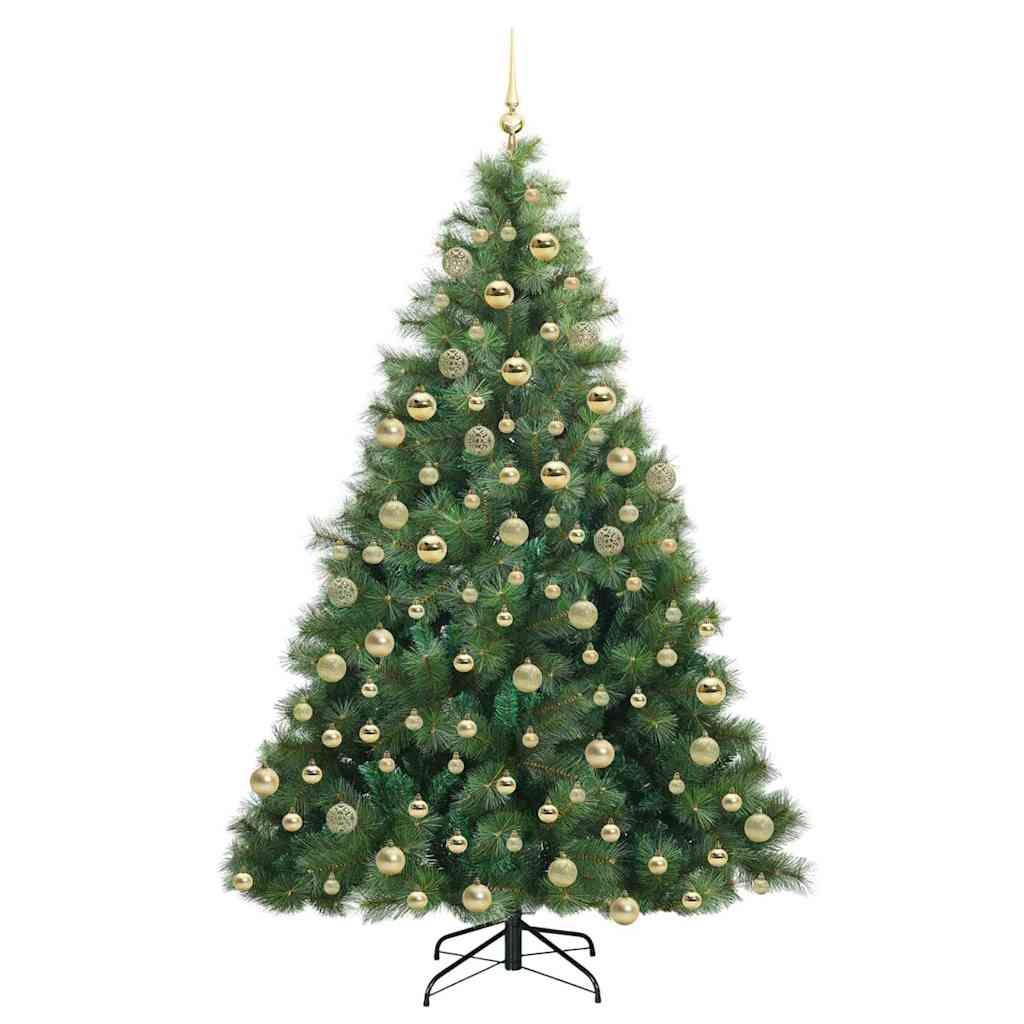 Kunstkerstboom Met 300 Led Met Standaard Pe En Pvc 180 cm